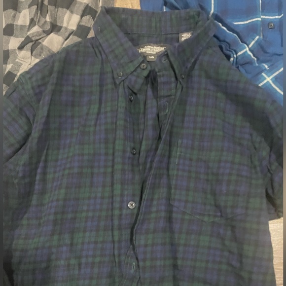 Dawson & Brooks Outfitters Flannel Button Down Shirts Mixed Lot of 3 Men’s L - Picture 3 of 11